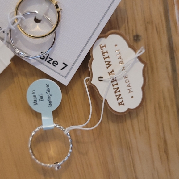 3 - Argento & Annika witt sterling 925 4ever baguette infinity ring stud… - Picture 5 of 6